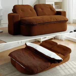 Convertible Folding Sofa Bed 78.9" 2-in-1 Foldable Sofa Bed Memory Foam for Living Room Bedroom