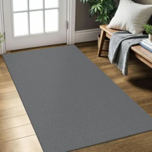 Boho Entryway Rug 3x5 ft - Washable Cotton, Non-Slip Rubber Backed Indoor/Outdoor Mat for Kitchen, Foyer, Door